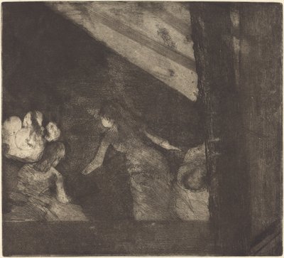 At the Cafe des Ambassadeurs by Edgar Degas