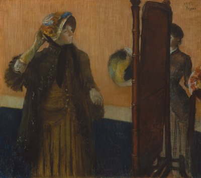 At the Milliners, 1882 by Edgar Degas