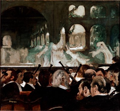At the Ballet Robert le Diable by Edgar Degas
