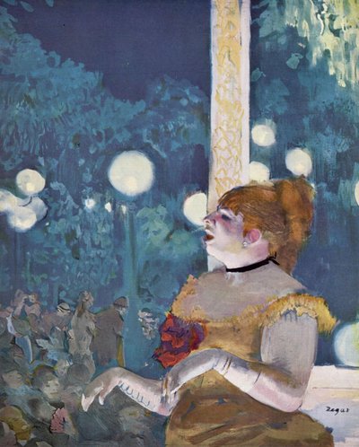 At the Café-Concert: The Song of the Dog by Edgar Degas