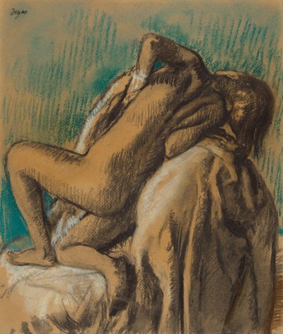 Resting after the Bath by Edgar Degas
