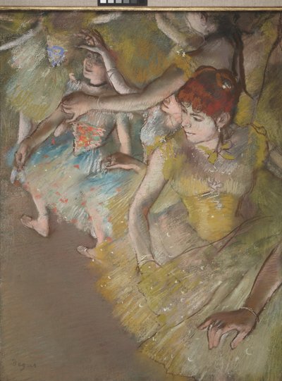Ballet Dancers on the Stage by Edgar Degas