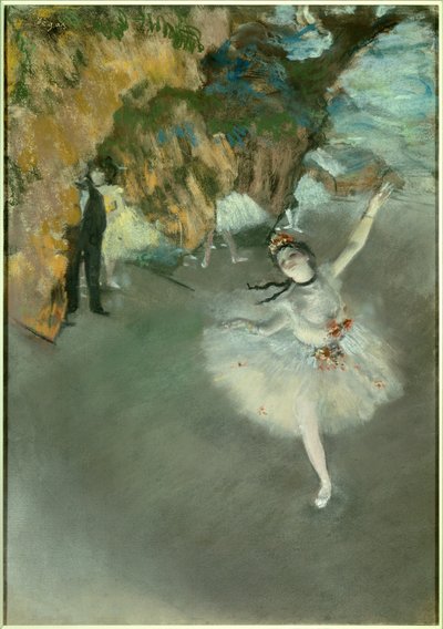 Ballet or The Star or Dancer on Stage by Edgar Degas