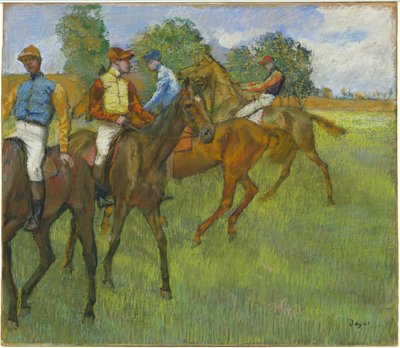 Before the Race, c.1887-89 by Edgar Degas