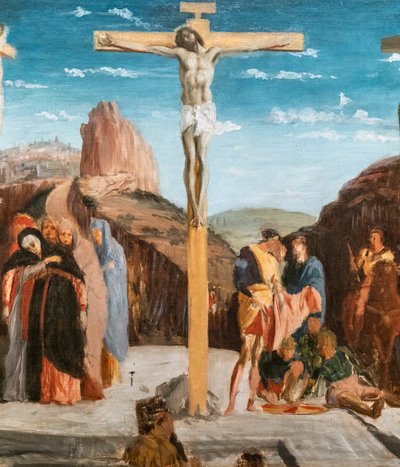Calvary (copy after Andrea Mantegna) (detail) by Edgar Degas
