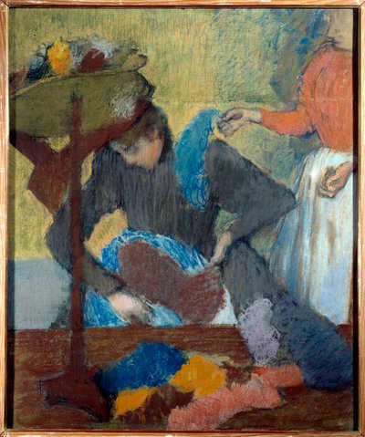 Chez la Modiste by Edgar Degas