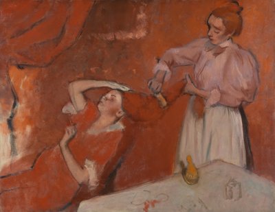 Combing the Hair (La Coiffure) by Edgar Degas
