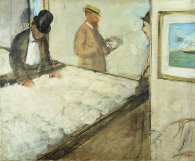 Cotton Merchants in New Orleans by Edgar Degas