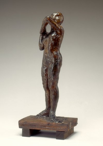 Dancer Adjusting the Shoulder Strap of Her Bodice by Edgar Degas