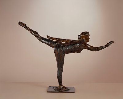Dancer: Arabesque on Right Leg, Left Arm in Line, c. 1877-1885 (cast c. 1919-1931) by Edgar Degas