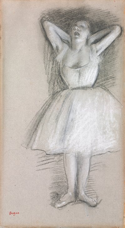 Dancer, Arms Raised Behind the Head by Edgar Degas