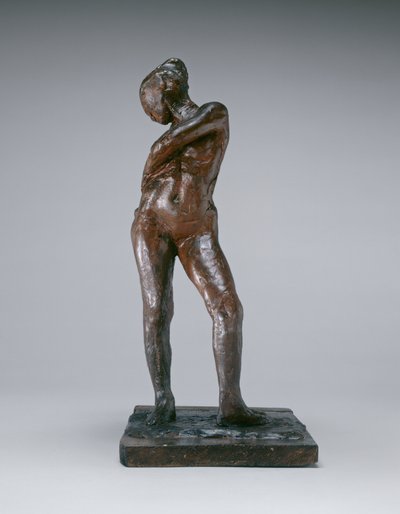 Dancer Fastening the String of Her Tights by Edgar Degas