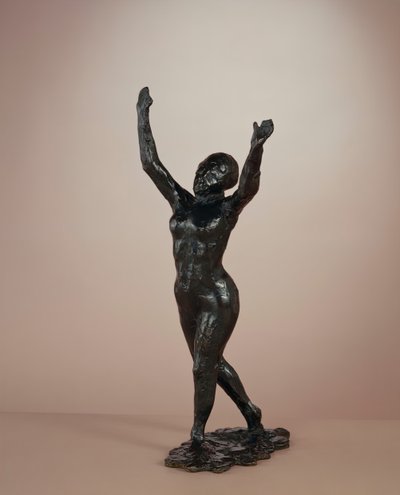 Dancer Moving Forward, Arms Raised, c. 1882-1898, cast c. 1919-1931 by Edgar Degas