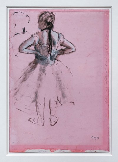 Dancer, Back View, Hands on Hips by Edgar Degas