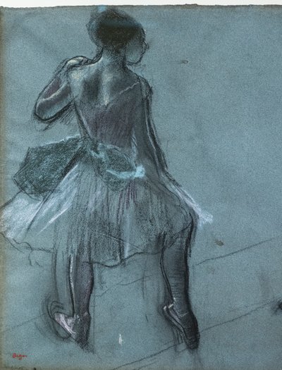 Dancer from Back and Three Foot Studies (detail) by Edgar Degas