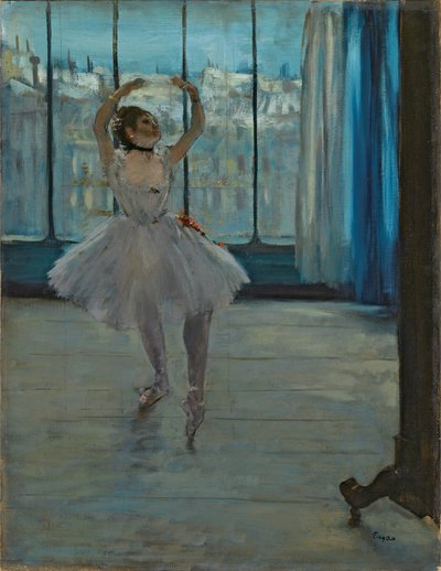 Dancer Posing for a Photographer (Dancer in Front of the Window) by Edgar Degas
