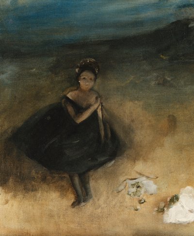 Dancer with a Bouquet by Edgar Degas