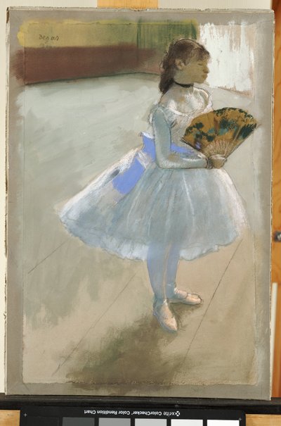 Dancer with a fan, c.1879 by Edgar Degas