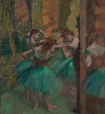 Dancers, Pink and Green, ca. 1890 by Edgar Degas