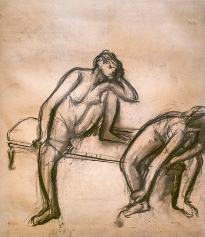 Dancers at rest by Edgar Degas