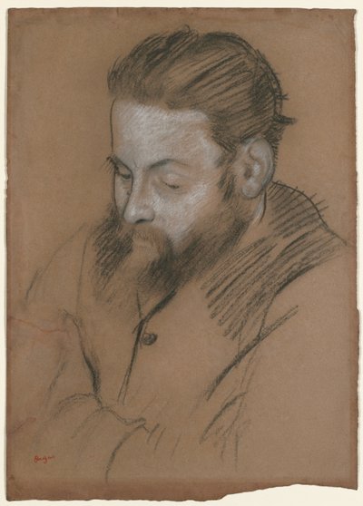 Diego Martelli, 1879 by Edgar Degas