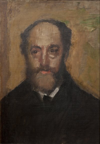 Portrait of the Art Critic Emile Durand-Greville (1838-1914) by Edgar Degas