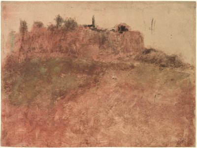 Estérel Village, c.1890 by Edgar Degas