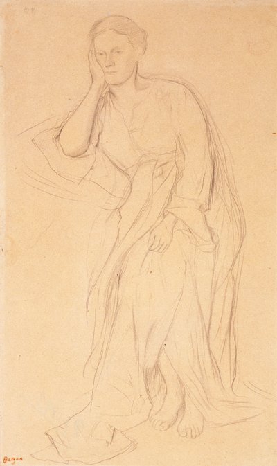 Eugenie Fiocre, study for Mlle Fiocre in the ballet 
