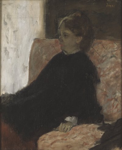 Lady in Black by Edgar Degas