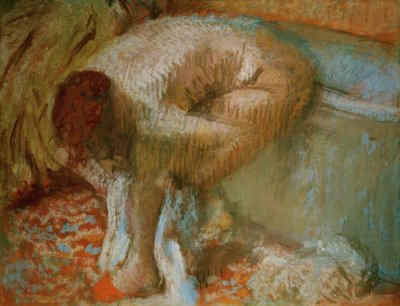 Woman Drying Her Feet After the Bath by Edgar Degas