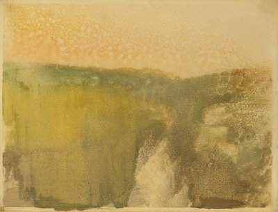Green Landscape by Edgar Degas