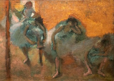 Home Dancers (detail) by Edgar Degas