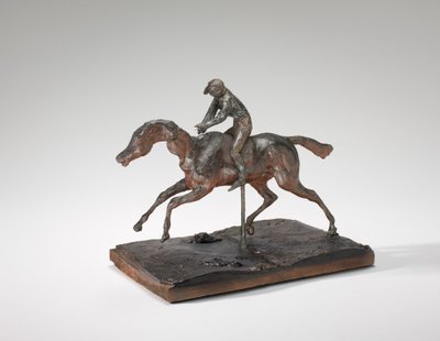 Horse Galloping on the Right Foot, the Back Left Foot Only Touching the Ground by Edgar Degas