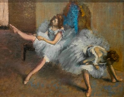 In a repetition room (detail) by Edgar Degas