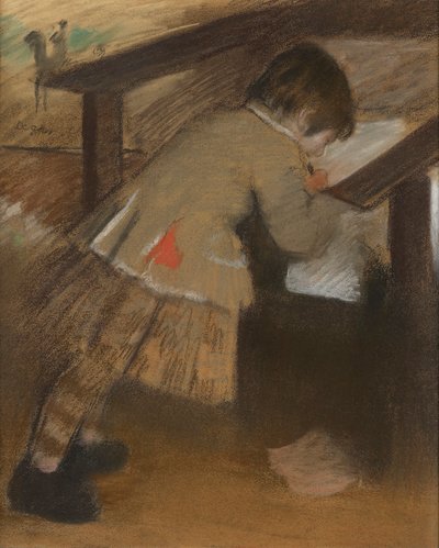 Jacques de Nittis as a Child by Edgar Degas