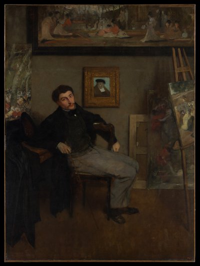 James-Jacques-Joseph Tissot (1836–1902) by Edgar Degas