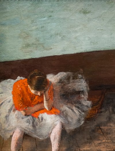 La Lecon de danse (Repetition Room) (detail) by Edgar Degas