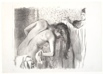 The Bath (large plate) by Edgar Degas