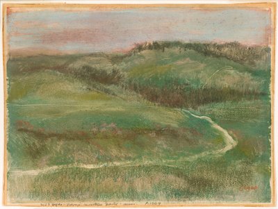 Landscape by Edgar Degas