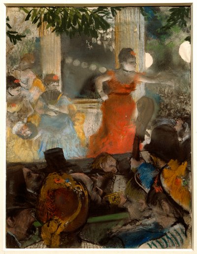 Le Cafe Concert, Ambassadeurs by Edgar Degas