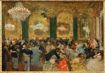 The Supper at the Ball by Edgar Degas