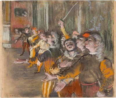 The Chorus Singers by Edgar Degas