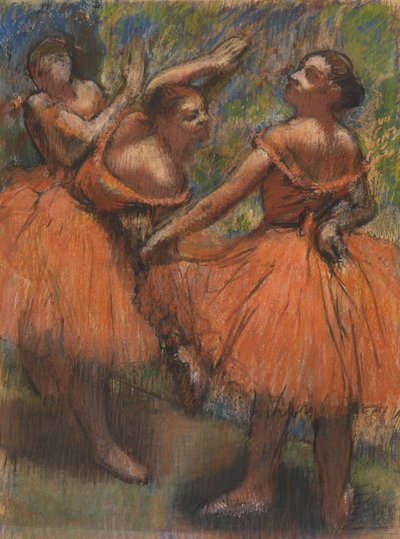 The Red Skirts by Edgar Degas