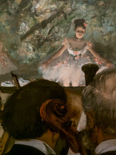Les Musiciens (detail) by Edgar Degas