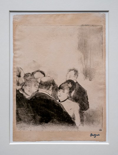 Little Cardinal speaking to their admirers by Edgar Degas