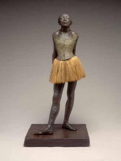 Little Dancer Aged Fourteen, plaster cast possibly 1920-1921, after original wax modelled 1878-1881 by Edgar Degas