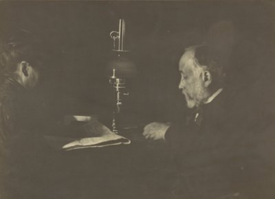 Louise Halévy Reading to Degas by Edgar Degas