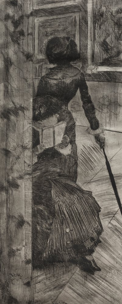 Mary Cassatt at the Louvre: The Paintings Gallery by Edgar Degas