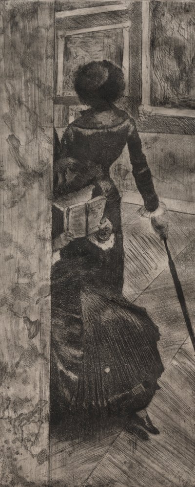 Mary Cassatt at the Louvre: The Paintings Gallery by Edgar Degas