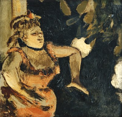 Mlle Becat at the Ambassadeurs by Edgar Degas